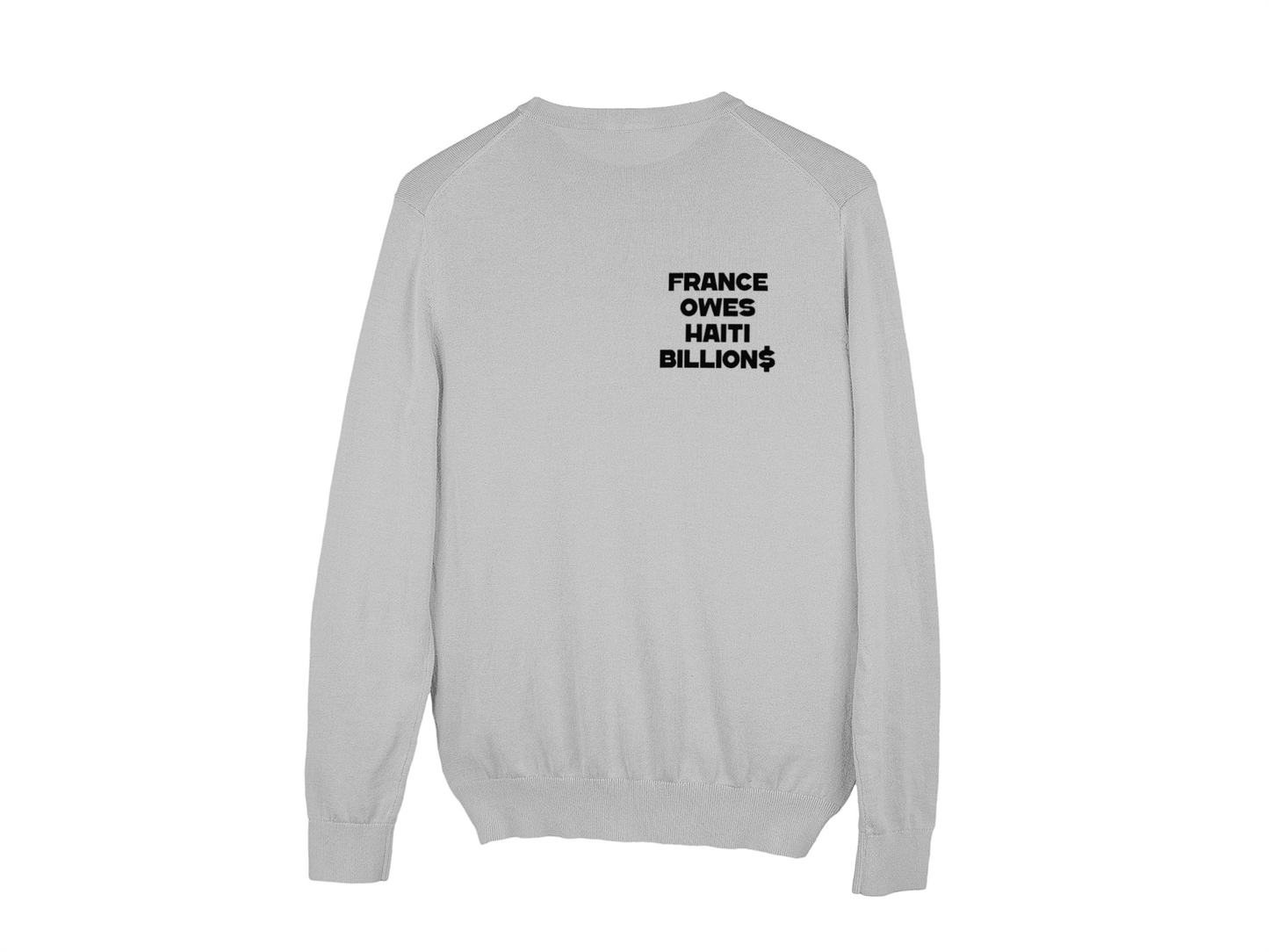 Pay Haiti Grey Crewneck Sweatshirt