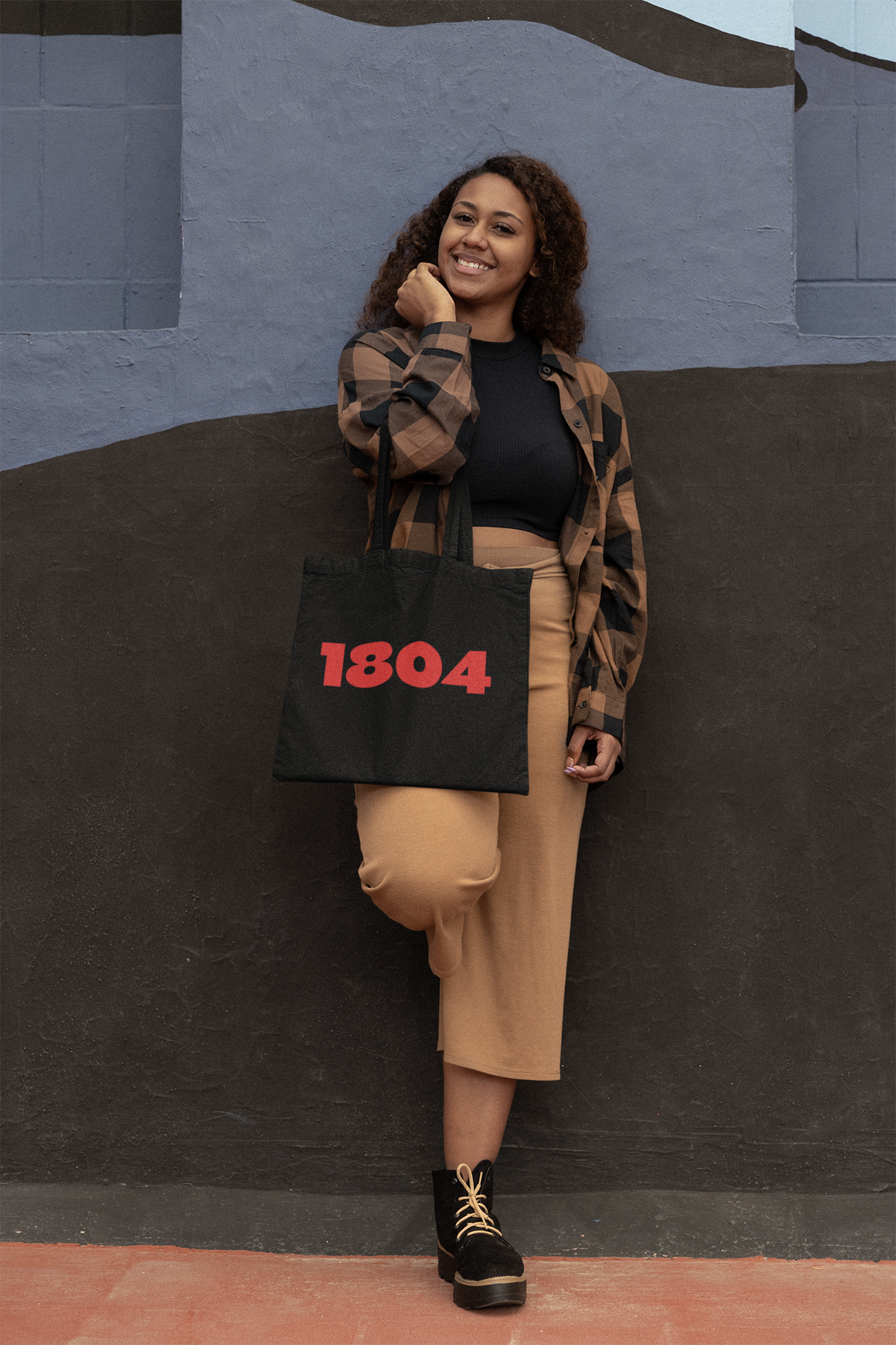 1804 Large Organic Tote Bag