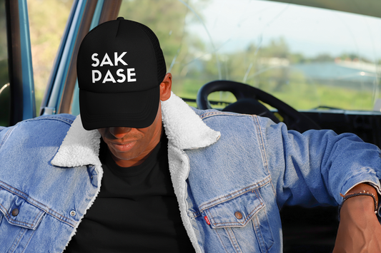 SAK PASE Trucker Hat - BLACK