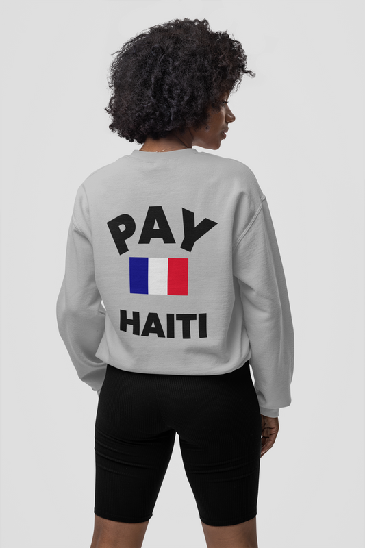 Pre Order - Pay Haiti Grey Crewneck Sweatshirt