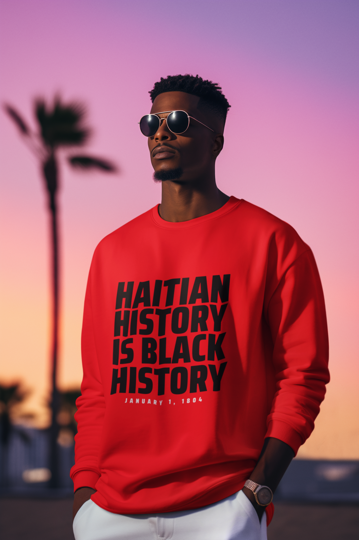 Haitian History is Black History Unisex Sweatshirt