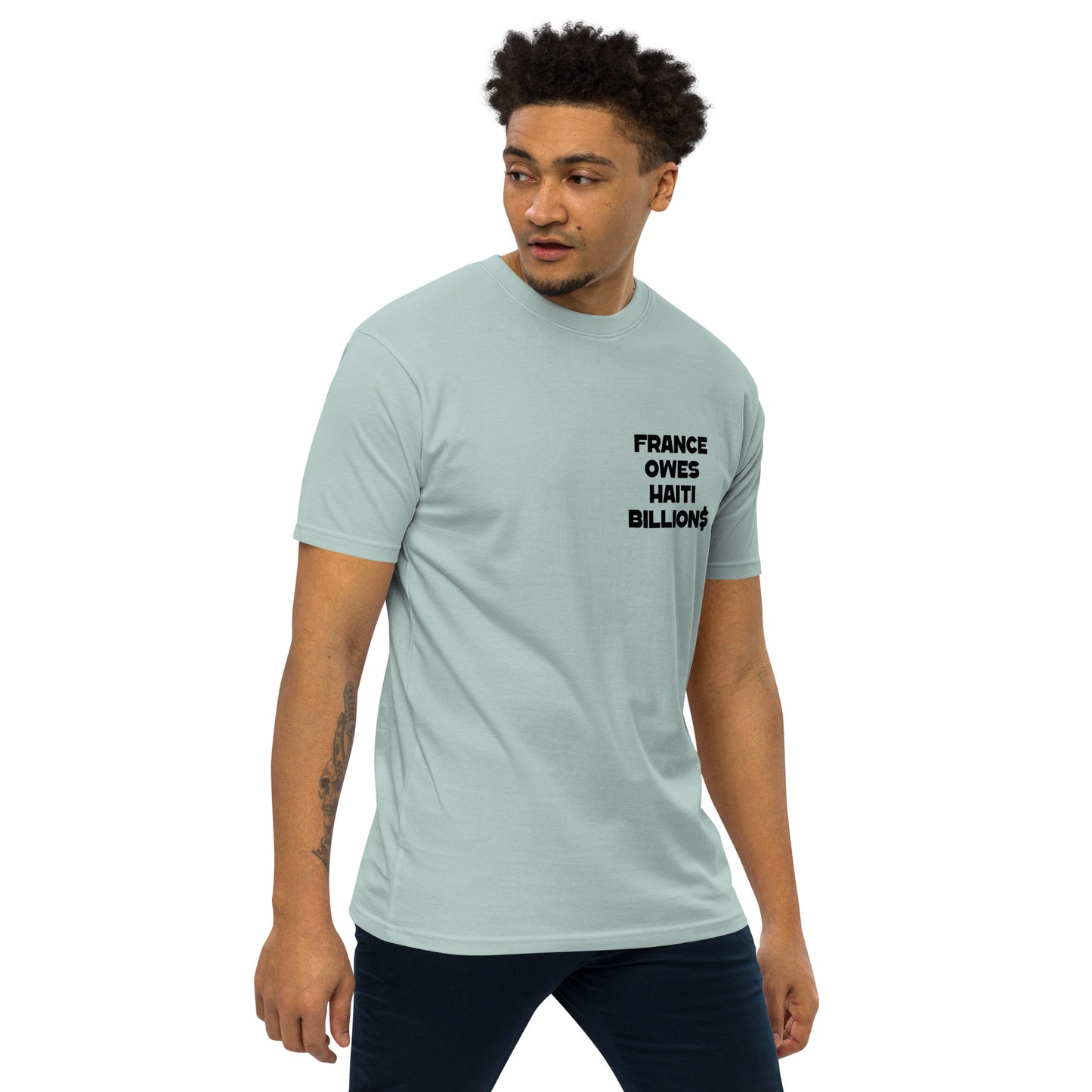 Pay Haiti Tee Premium Heavyweight Tee