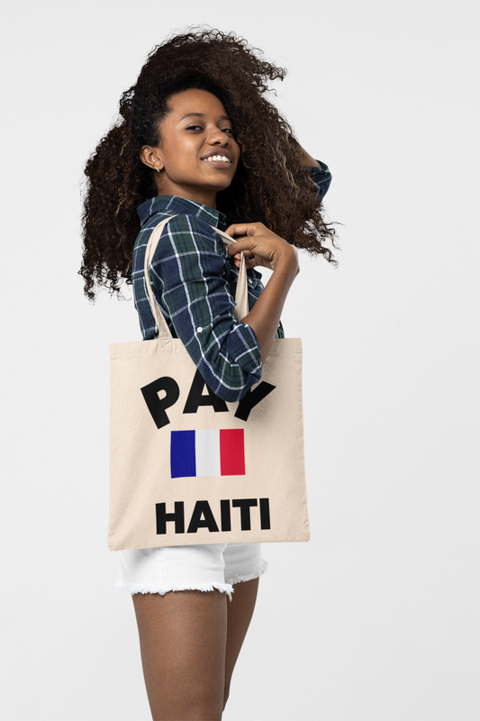 Pay Haiti Tote Bag
