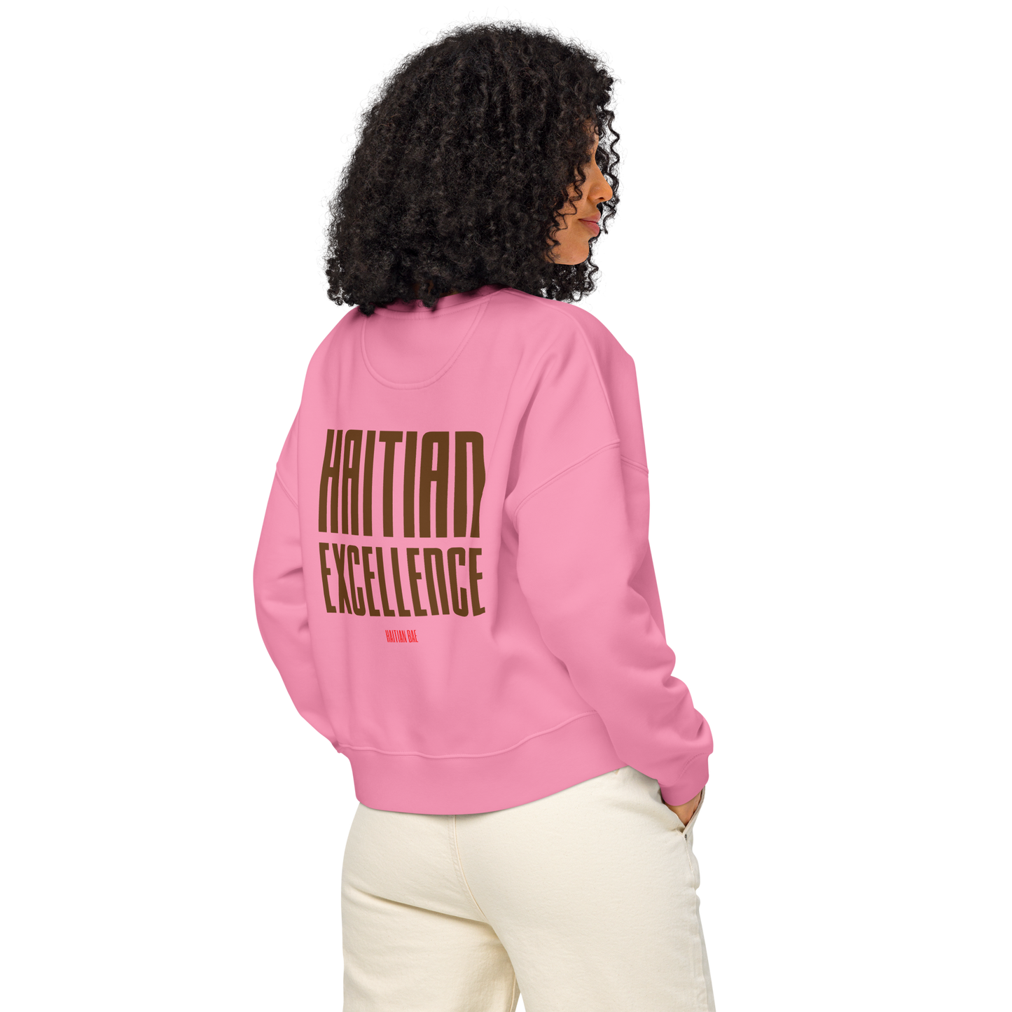 Haitian Excellence Women's Organic Crew Neck Sweatshirt